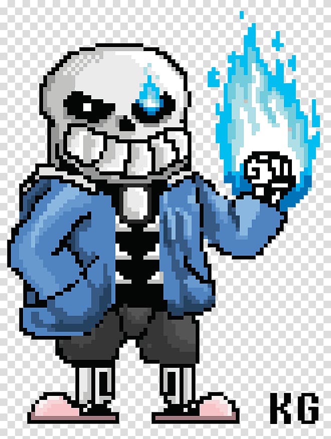 Pixilart - sans battle sprite by ink-man