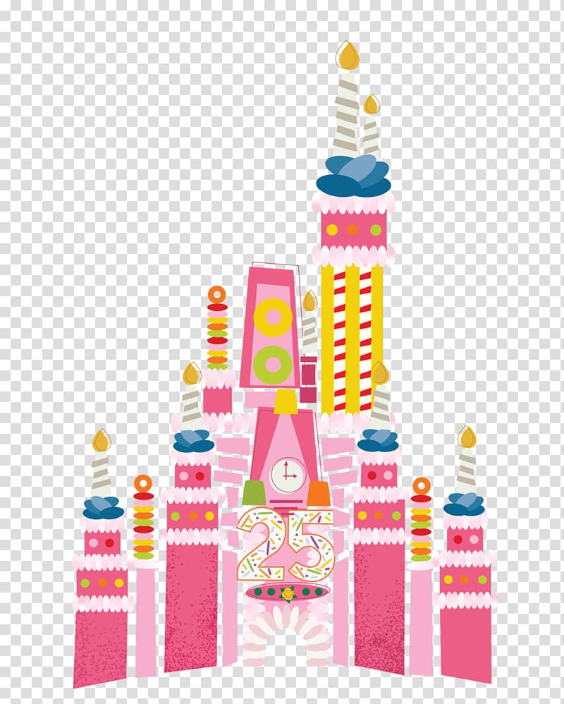 Cinderella Castle Artist Design Illustration, transparent background PNG clipart