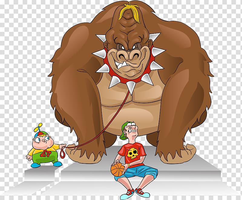 Gorilla Bodyguard Fototapeta Security Illustration, Cartoon Gorilla transparent background PNG clipart