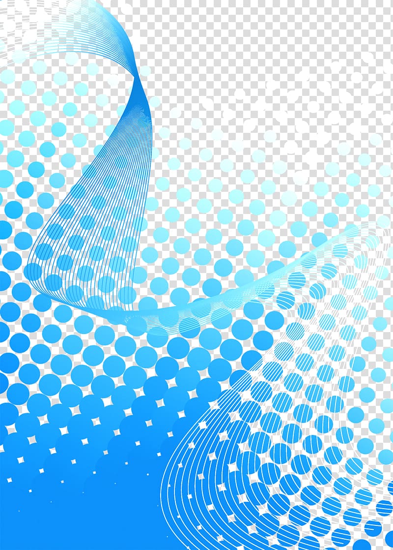 white swirl line illustration, Blue Polka dot, Dot blue line transparent background PNG clipart
