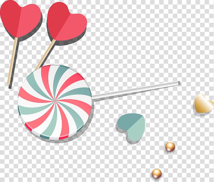 Lollipop Baby Pacifier , Red heart-shaped lollipop color pattern transparent background PNG clipart