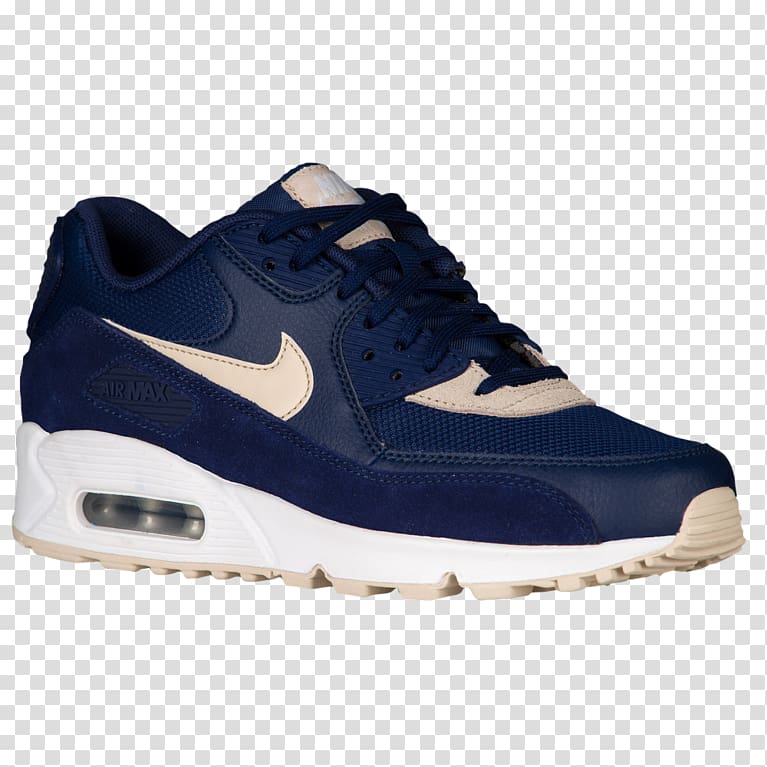 Nike Air Max 90 Wmns Sports shoes Air Jordan, Navy Blue Dress Shoes for Women transparent background PNG clipart