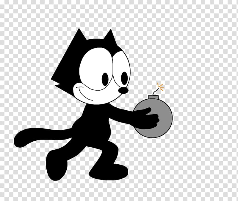 Felix the Cat VFA-31 Sticker , Cat transparent background PNG clipart