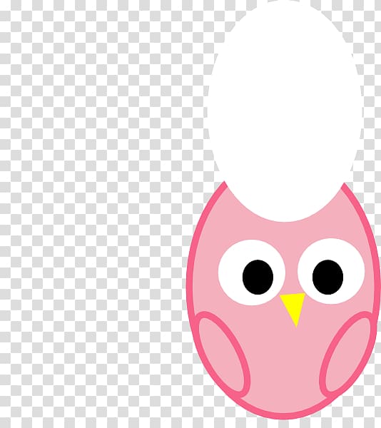 Owl Bird Color , pink owl transparent background PNG clipart