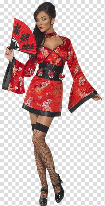 Costume party Geisha Clothing Dress, dress transparent background PNG clipart