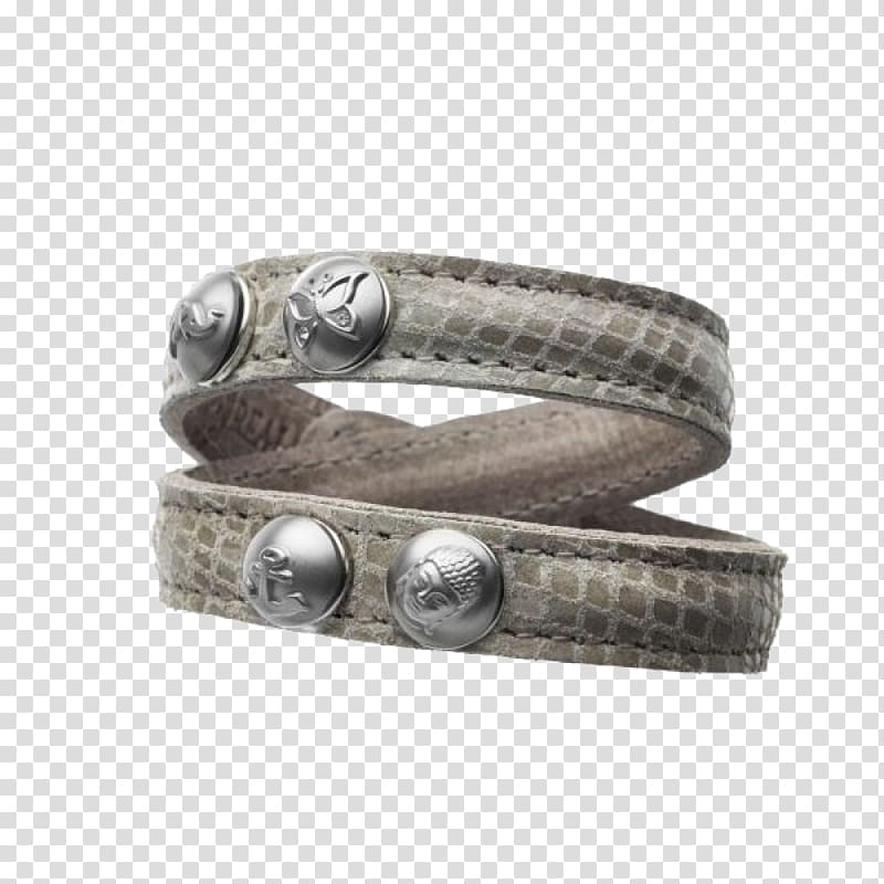 Bracelet Brown Belt Silver Armband, belt transparent background PNG clipart