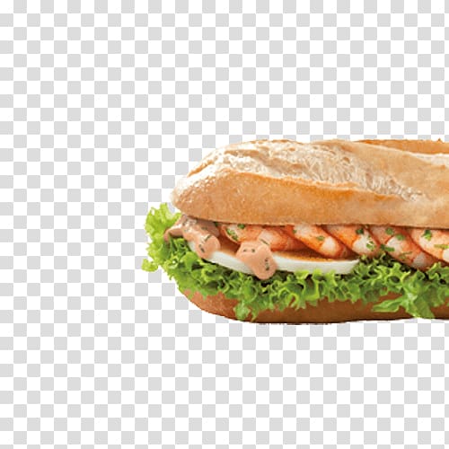 Salmon burger Baguette Bánh mì Bocadillo Breakfast sandwich, salad transparent background PNG clipart