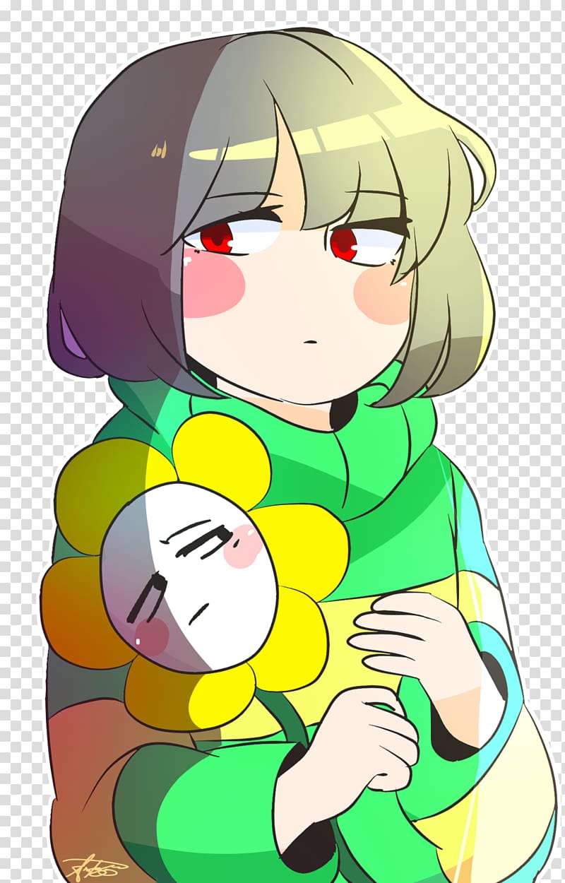 Undertale Chara Drawing Flowey, others transparent background PNG clipart