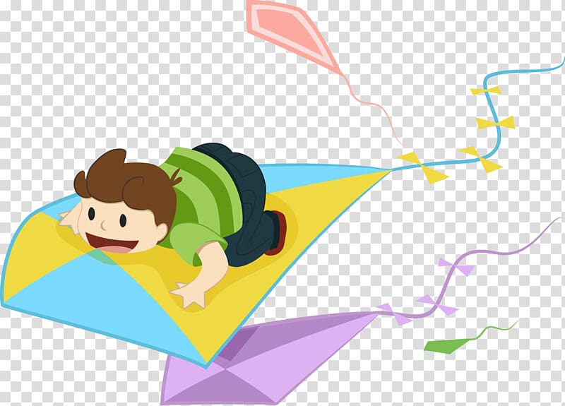 Flight Kite Child, The boy\'s kite transparent background PNG clipart
