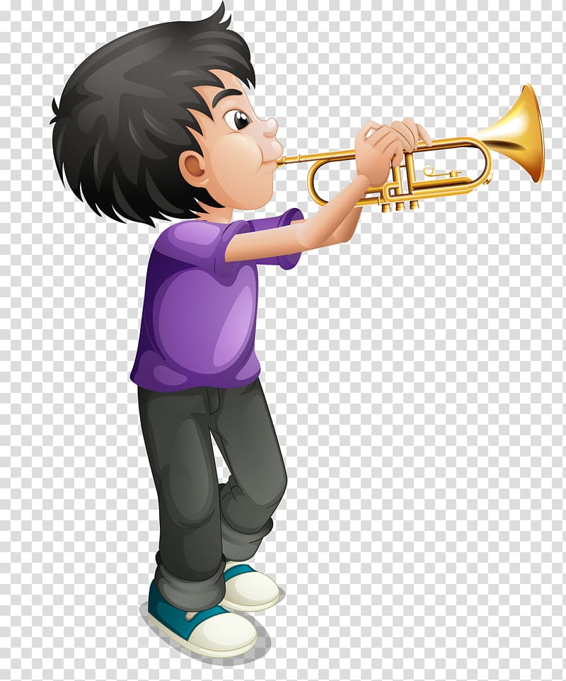 Trumpet , Trumpet man transparent background PNG clipart
