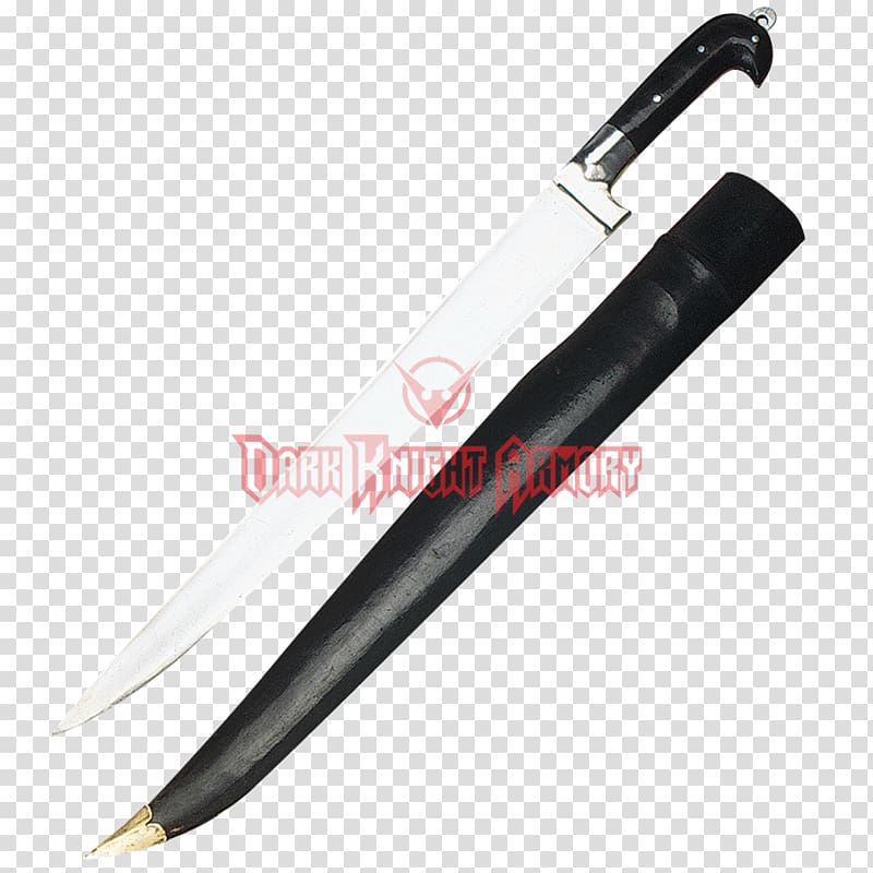 Bowie knife Utility Knives LARP dagger Throwing knife, long knife transparent background PNG clipart