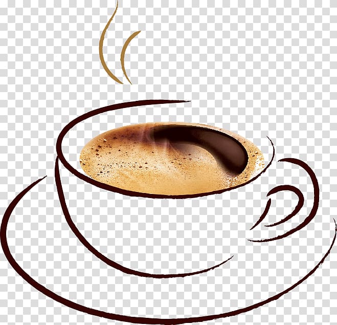 Coffee cup Cappuccino Barleycup Caffeine, Coffee transparent background PNG clipart