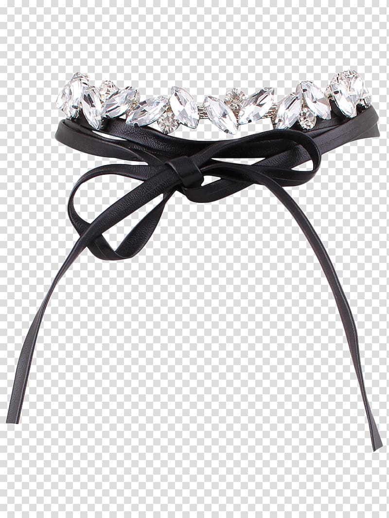 Choker Necklace Imitation Gemstones & Rhinestones Fashion Charms & Pendants, Bowknots transparent background PNG clipart