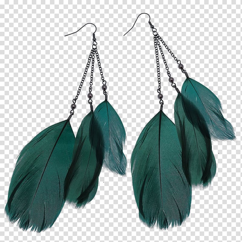 Earring Jewelers Inc Jewellery Gemstone, feather earrings transparent background PNG clipart