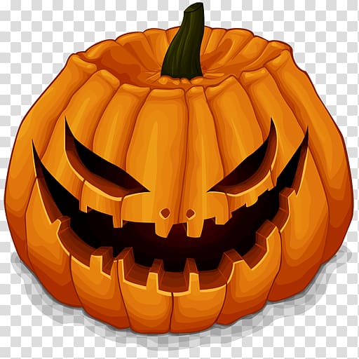 Jack-o'-lantern illustration, gourd food calabaza halloween, Vecto Unlit transparent background PNG clipart