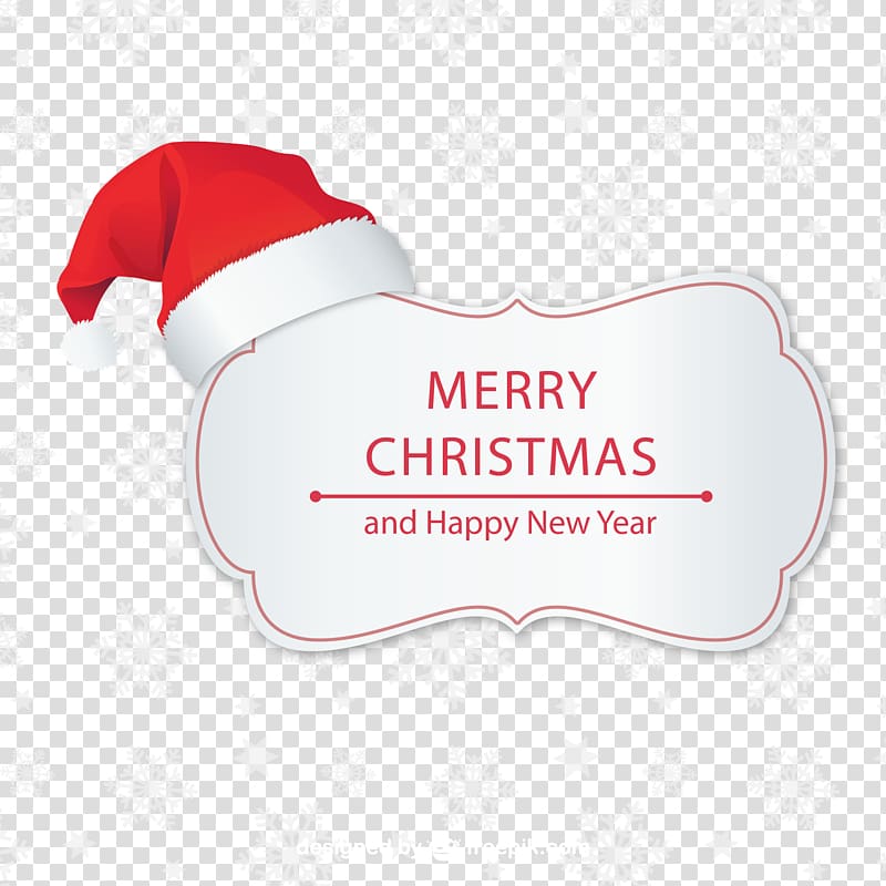 Santa Claus Christmas card Merry Christmas with Bing Crosby, Elvis Presley, Frank Sinatra and Doris Day, Christmas hat label poster material transparent background PNG clipart
