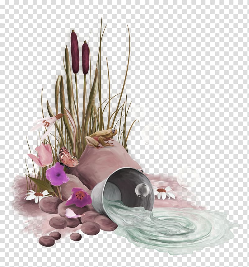 Paper Drawing, Hand painted river plant stone decorative pattern transparent background PNG clipart