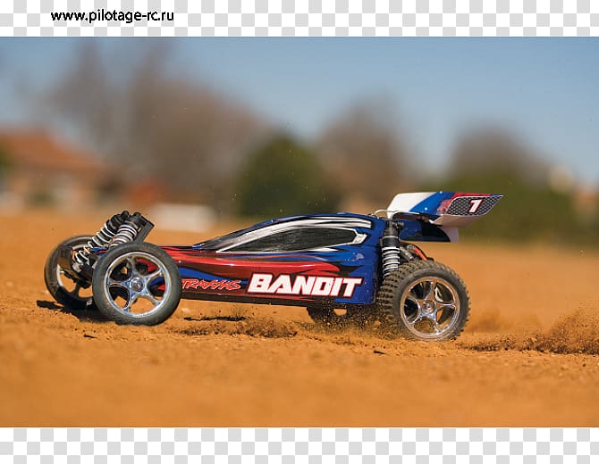 Radio-controlled car Traxxas Bandit Dune buggy, car transparent background PNG clipart