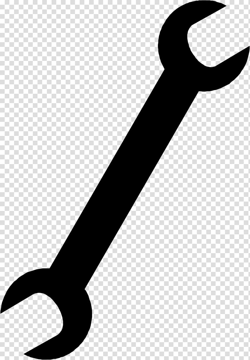 Spanners Silhouette Adjustable spanner , Silhouette transparent background PNG clipart