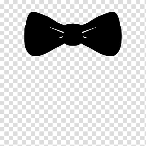 Bow tie White Font, design transparent background PNG clipart