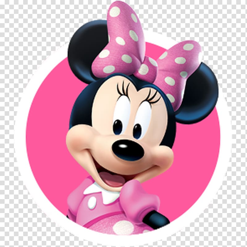 pink Minnie Mouse illustration, Minnie Mouse Mickey Mouse Daisy Duck Pluto YouTube, minnie mouse transparent background PNG clipart