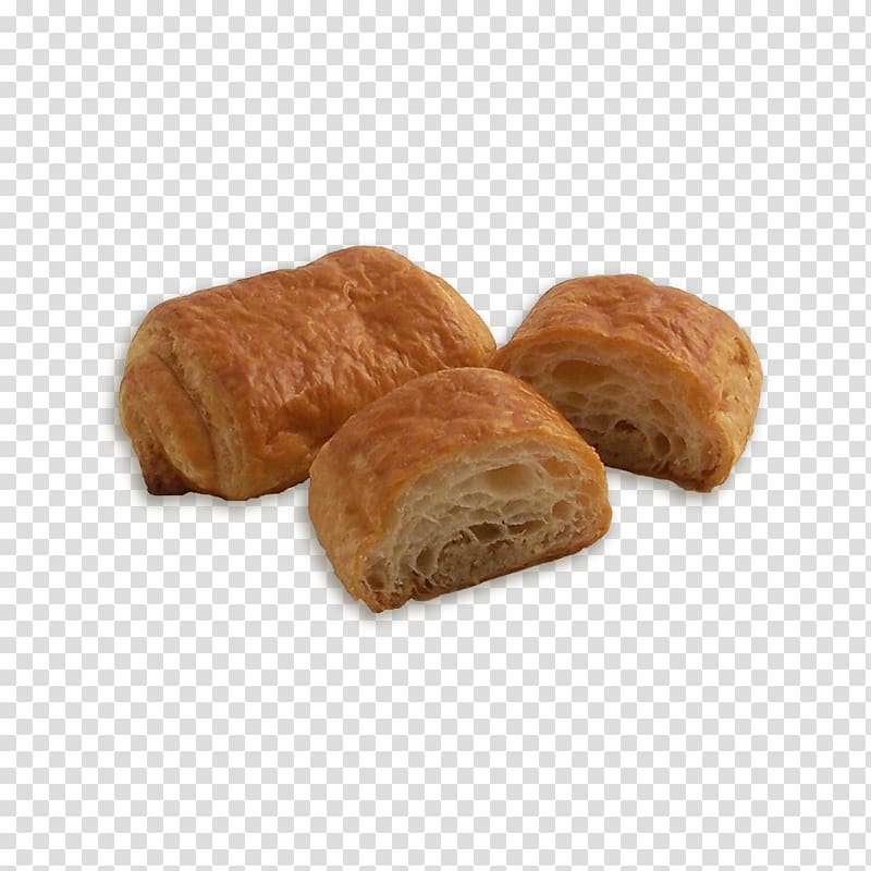 Croissant Pain au chocolat Puff pastry Danish pastry Sausage roll, almond transparent background PNG clipart