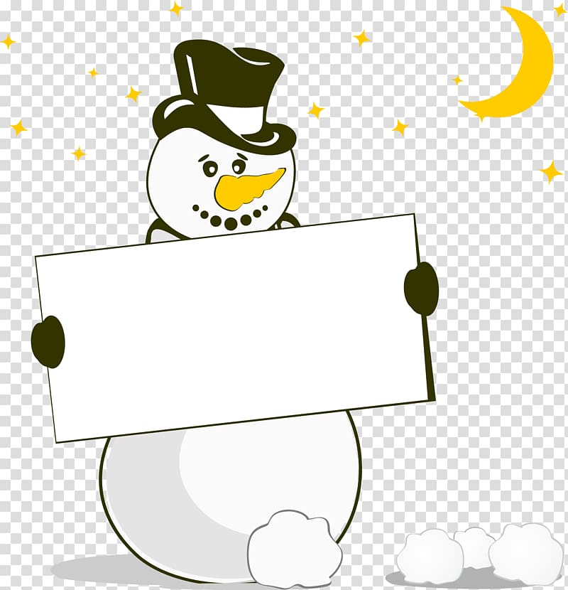 Snowman Illustration, Snowman material transparent background PNG clipart