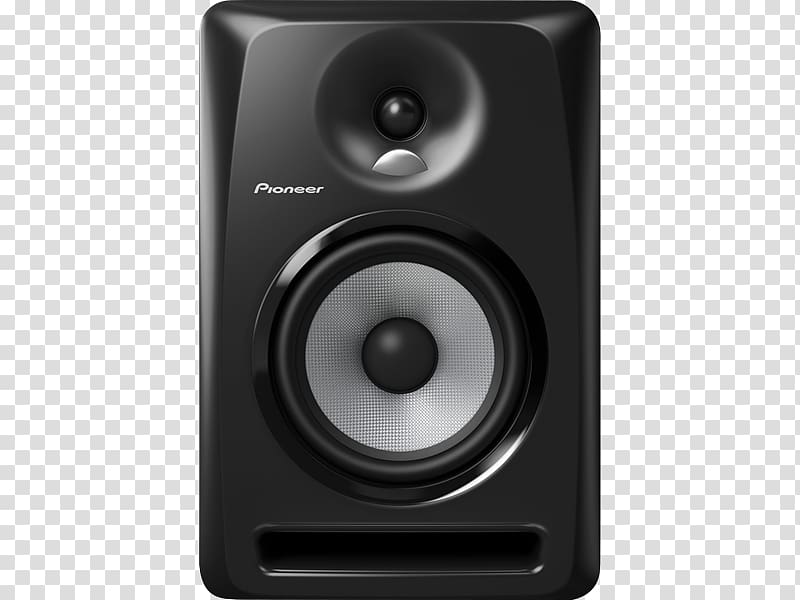 Studio monitor Pioneer S-DJ Series Loudspeaker Audio Disc jockey, Soft Dome Tweeter transparent background PNG clipart