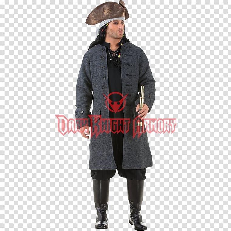 Jack Sparrow Captain Hook Overcoat Piracy, pirates of the caribbean transparent background PNG clipart