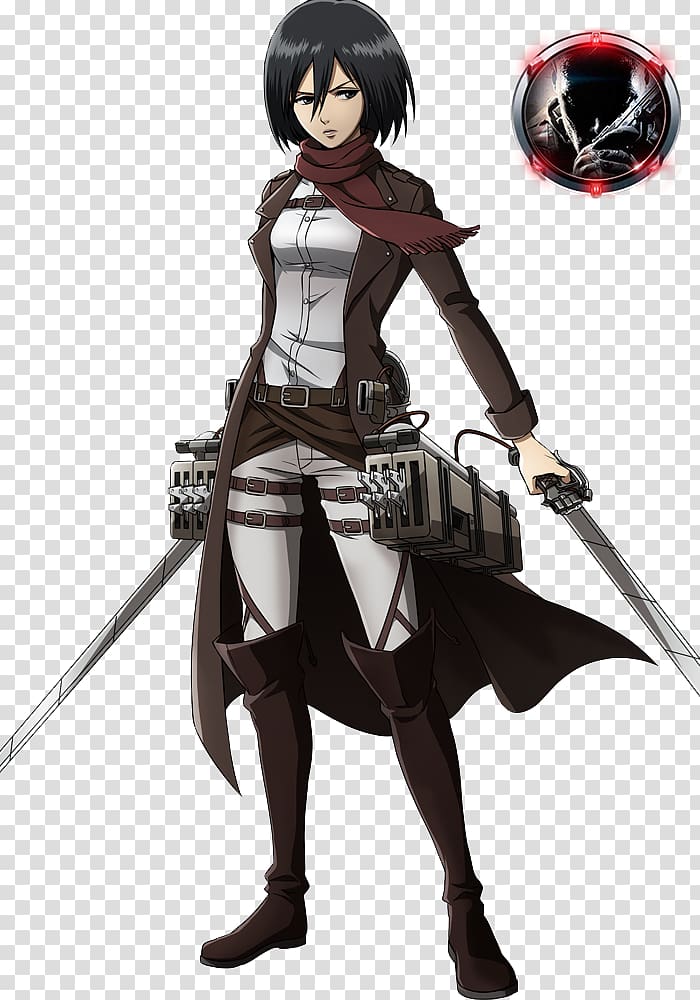 Mikasa Ackerman Eren Yeager A.O.T.: Wings of Freedom Attack on Titan Manga, manga transparent background PNG clipart