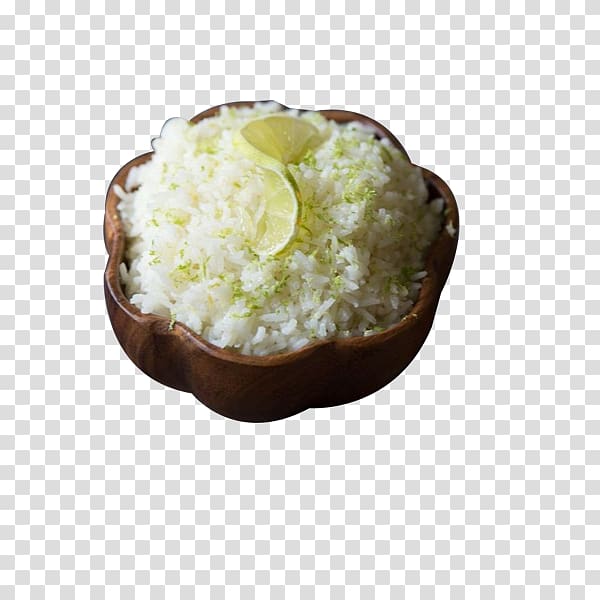 Coconut milk Fried rice Lime, Organic white rice transparent background PNG clipart