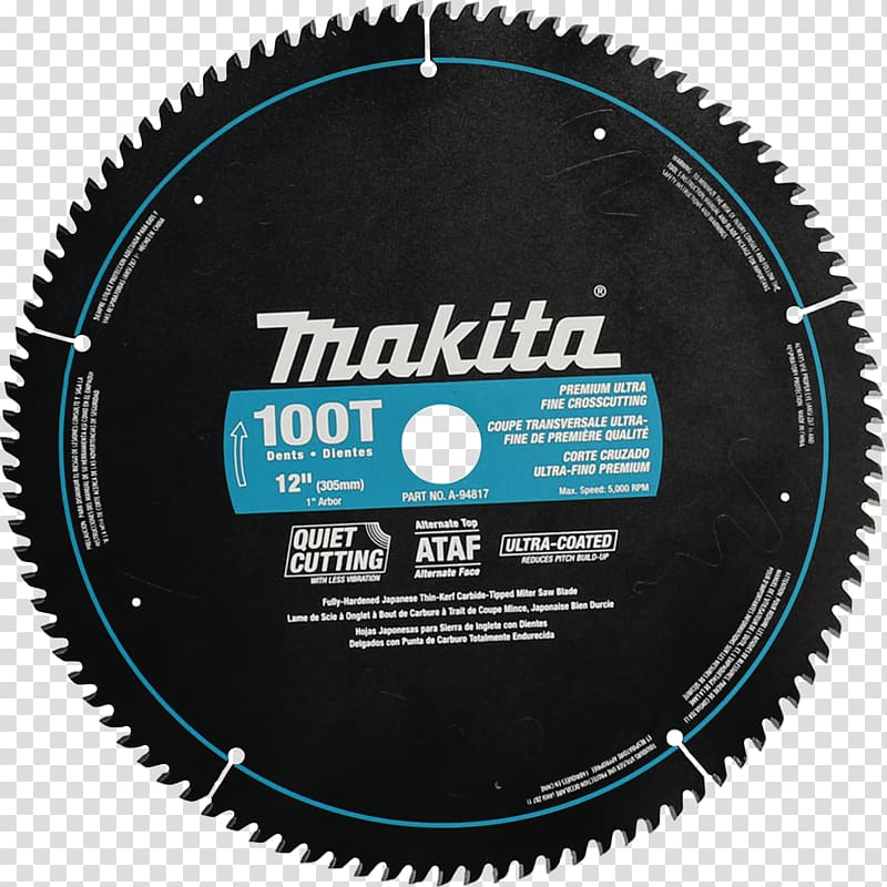 Miter saw Makita Table Saws Blade, Saw Blade transparent background PNG clipart