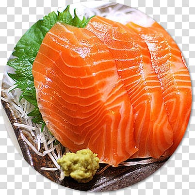 Sashimi Sushi Smoked salmon Japanese Cuisine Philadelphia roll, sushi transparent background PNG clipart
