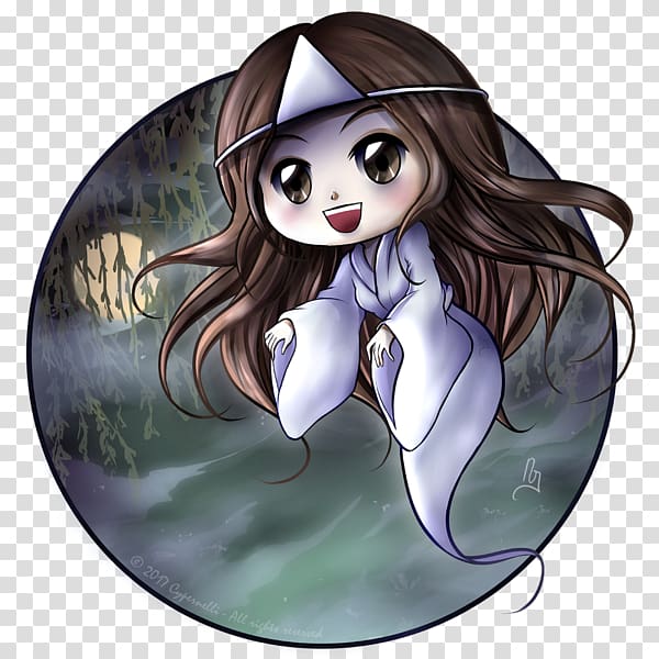 Yūrei Drawing Ghost Chibi, Ghost transparent background PNG clipart