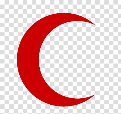 red crescent moon pop art, Red Crescent transparent background PNG clipart
