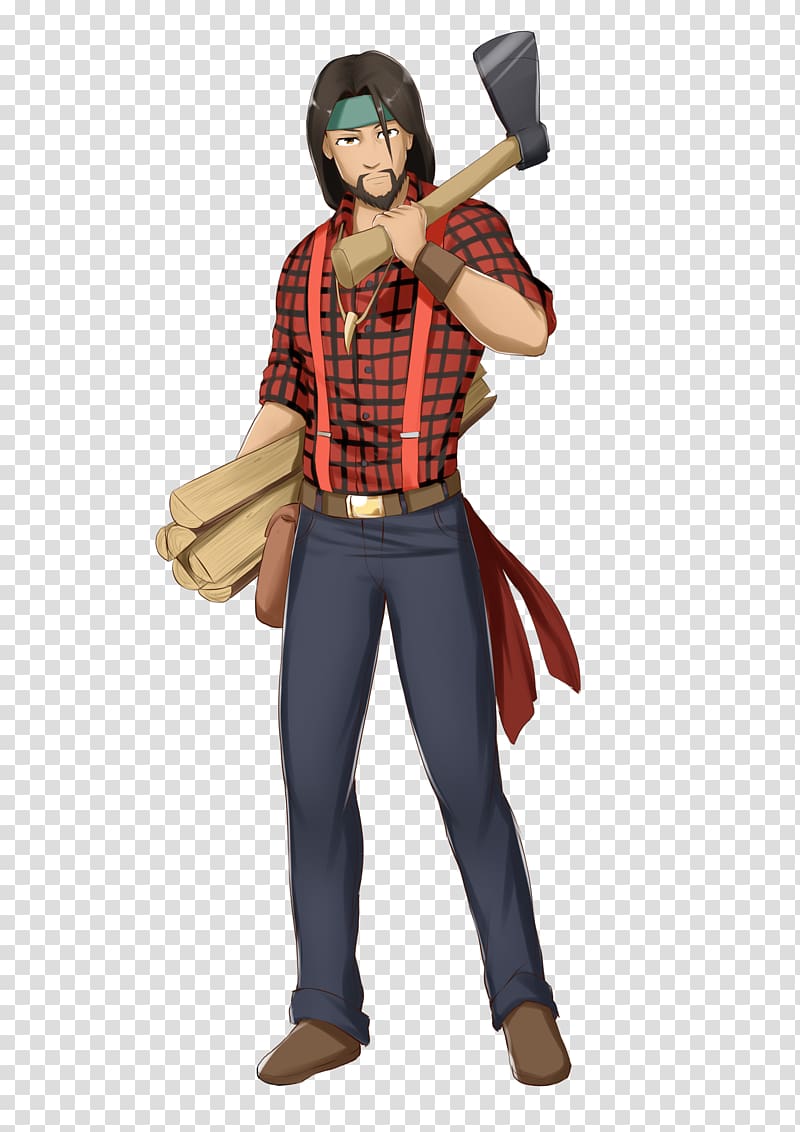 Lumberjack Character Dungeons & Dragons Farmer, cartoon characters male transparent background PNG clipart