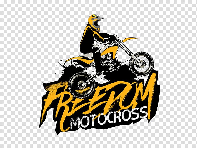 motocross logo design transparent background PNG clipart
