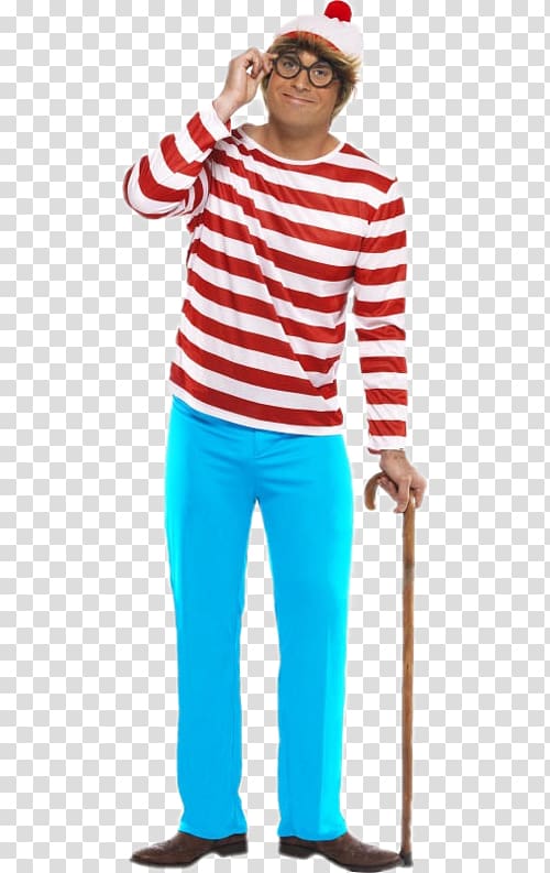 T-shirt Where\'s Wally? Costume party Clothing, T-shirt transparent background PNG clipart
