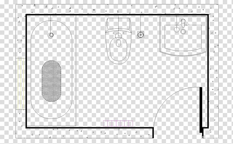 Brand Black and white Pattern, Toilet floor plan transparent background PNG clipart