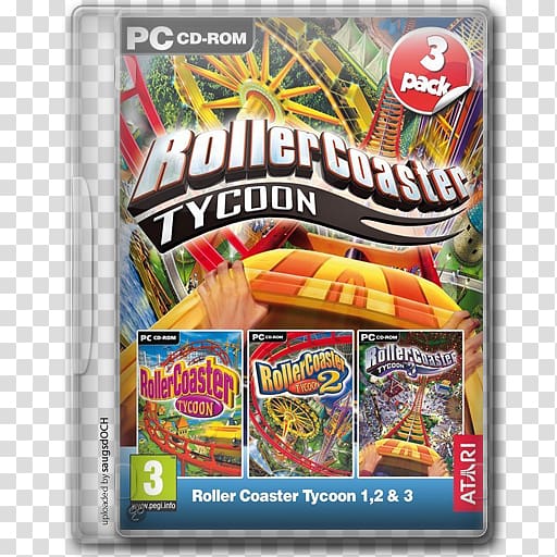 RollerCoaster Tycoon 3 Space Invaders Transport Tycoon Deluxe Atari, rollercoaster tycoon 3 transparent background PNG clipart