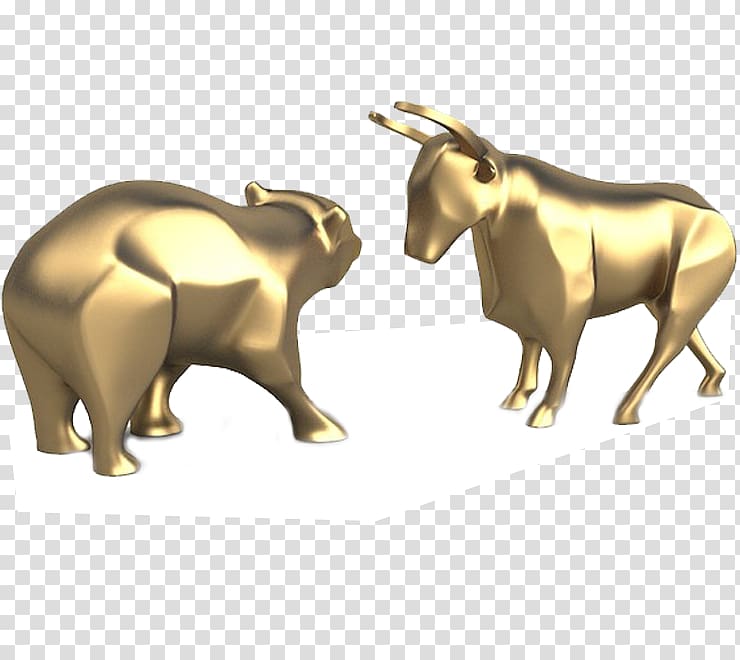 Cattle Bull Bear Market trend Foreign Exchange Market, bull transparent background PNG clipart