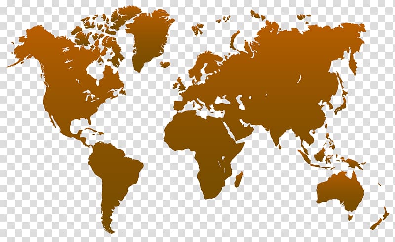brown world map illustration, World Map transparent background PNG clipart