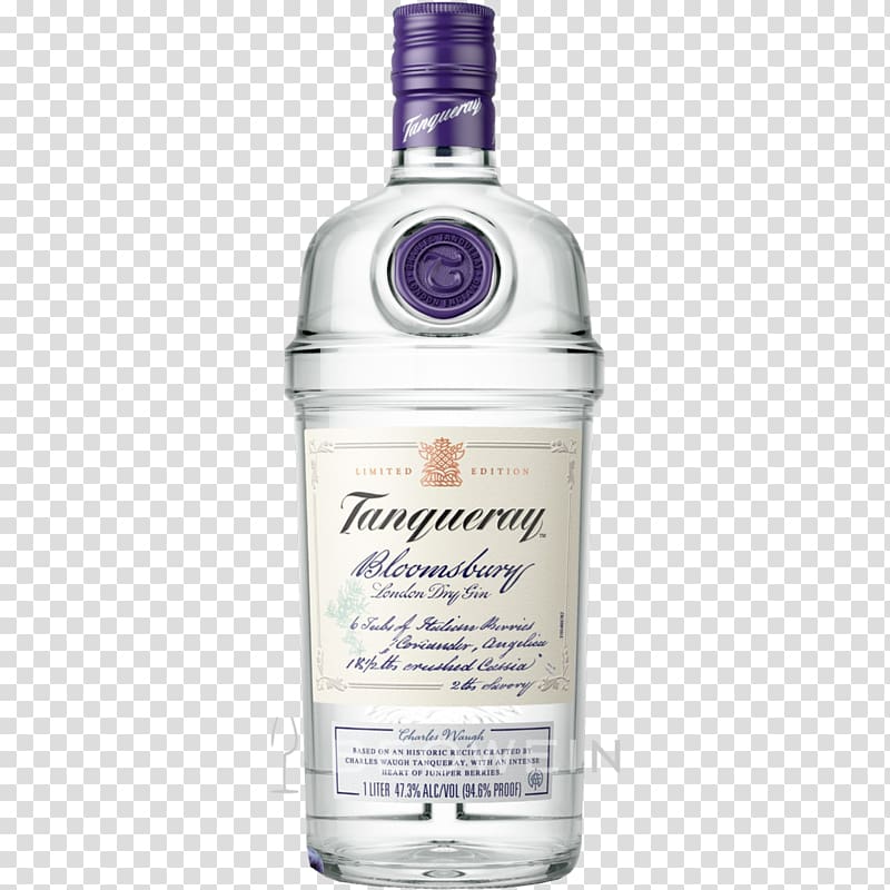 Tanqueray Gin and tonic Bloomsbury Old Tom gin, cocktail transparent background PNG clipart