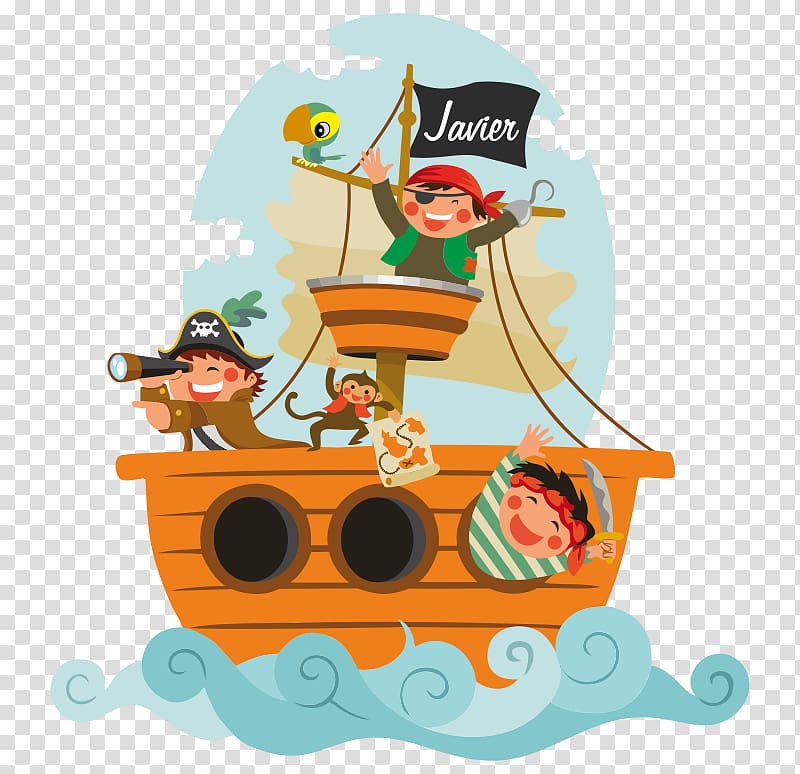 Phonograph record Piracy Sticker Child Decorative arts, Calavera pirata transparent background PNG clipart