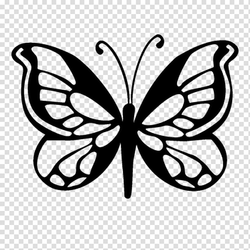 Stencil Painting Design Monarch butterfly, painting transparent background PNG clipart