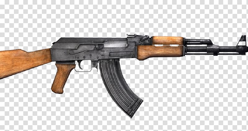 AK-47 Assault rifle Weapon Firearm, AK47 transparent background PNG clipart