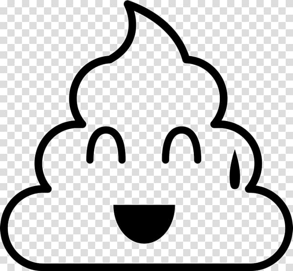 Pile of Poo emoji Ausmalbild Smile Coloring book, Emoji transparent background PNG clipart