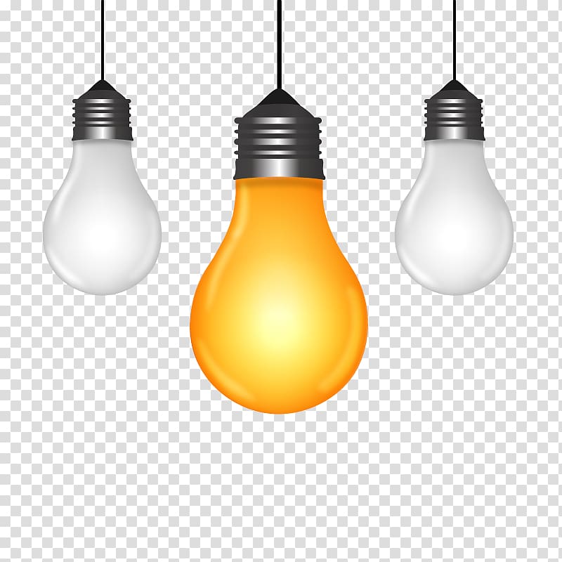 Lamp Incandescent light bulb, bulb transparent background PNG clipart