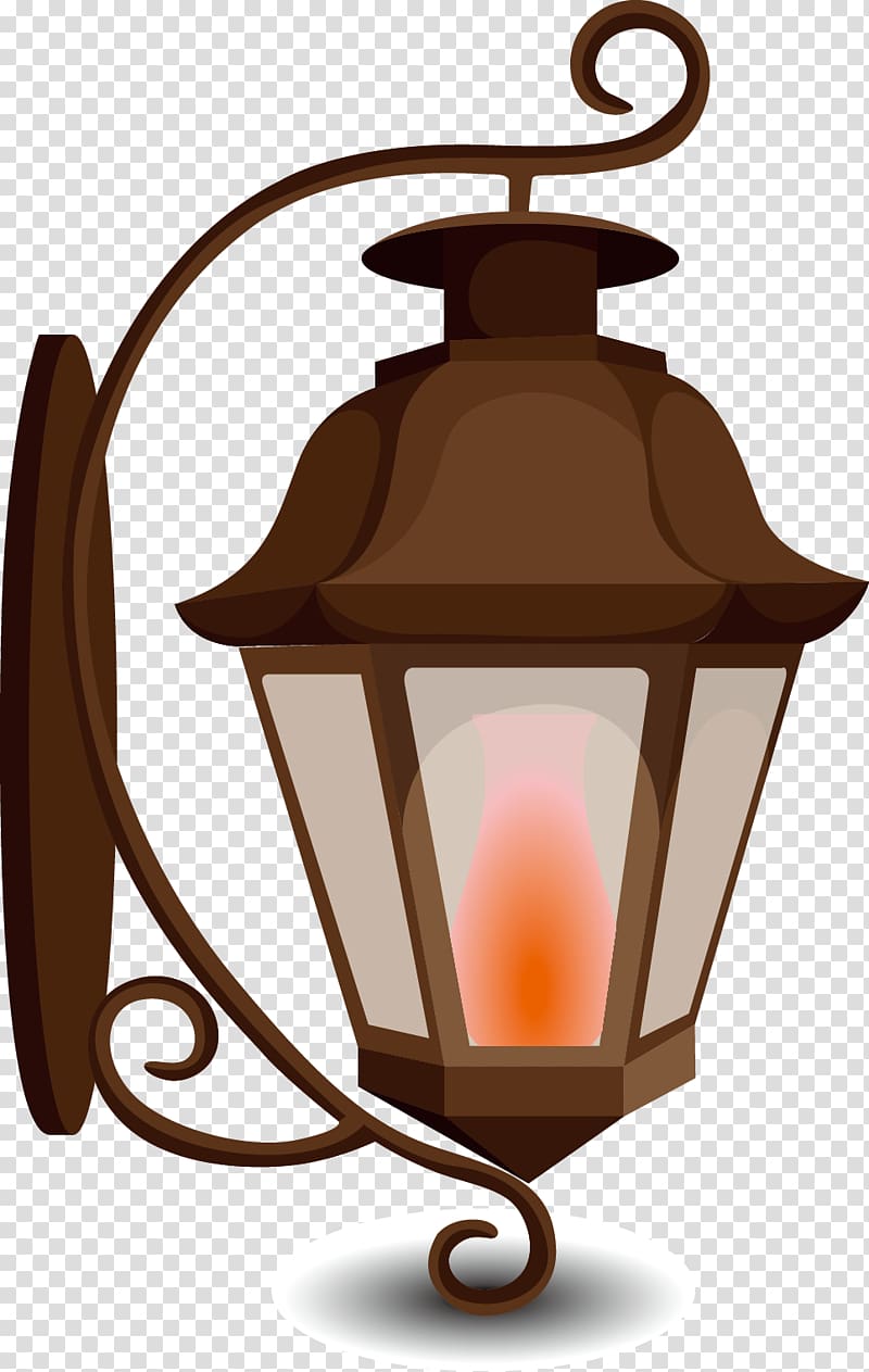 Street light Lamp, Coal wall lamp transparent background PNG clipart