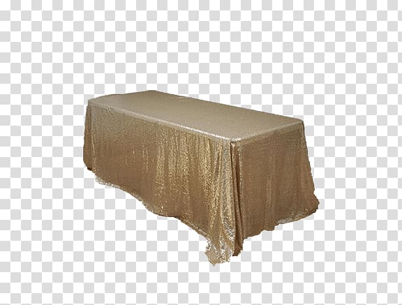 Tablecloth Cloth Napkins Rectangle Luxe Event Rental, gold sequins transparent background PNG clipart